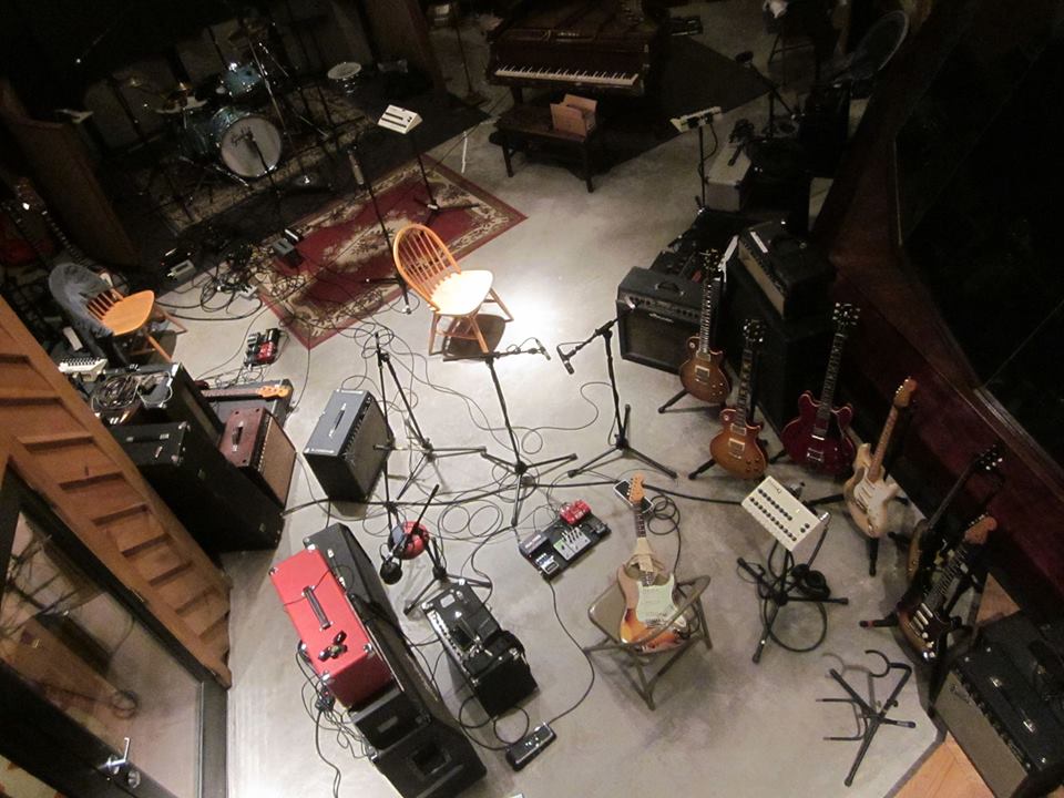 Chuck Hammer recording setup