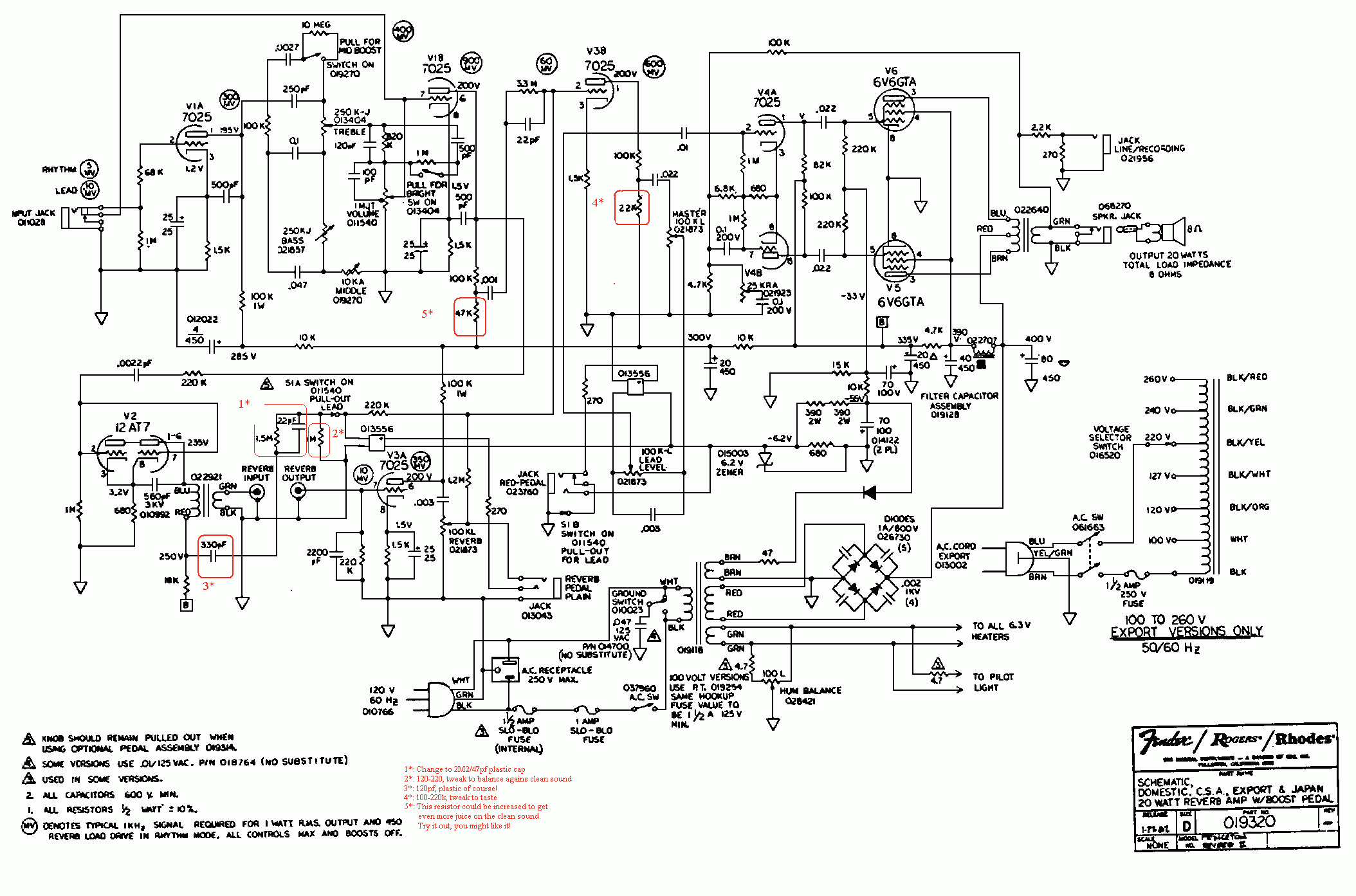 schematic with high gain mods