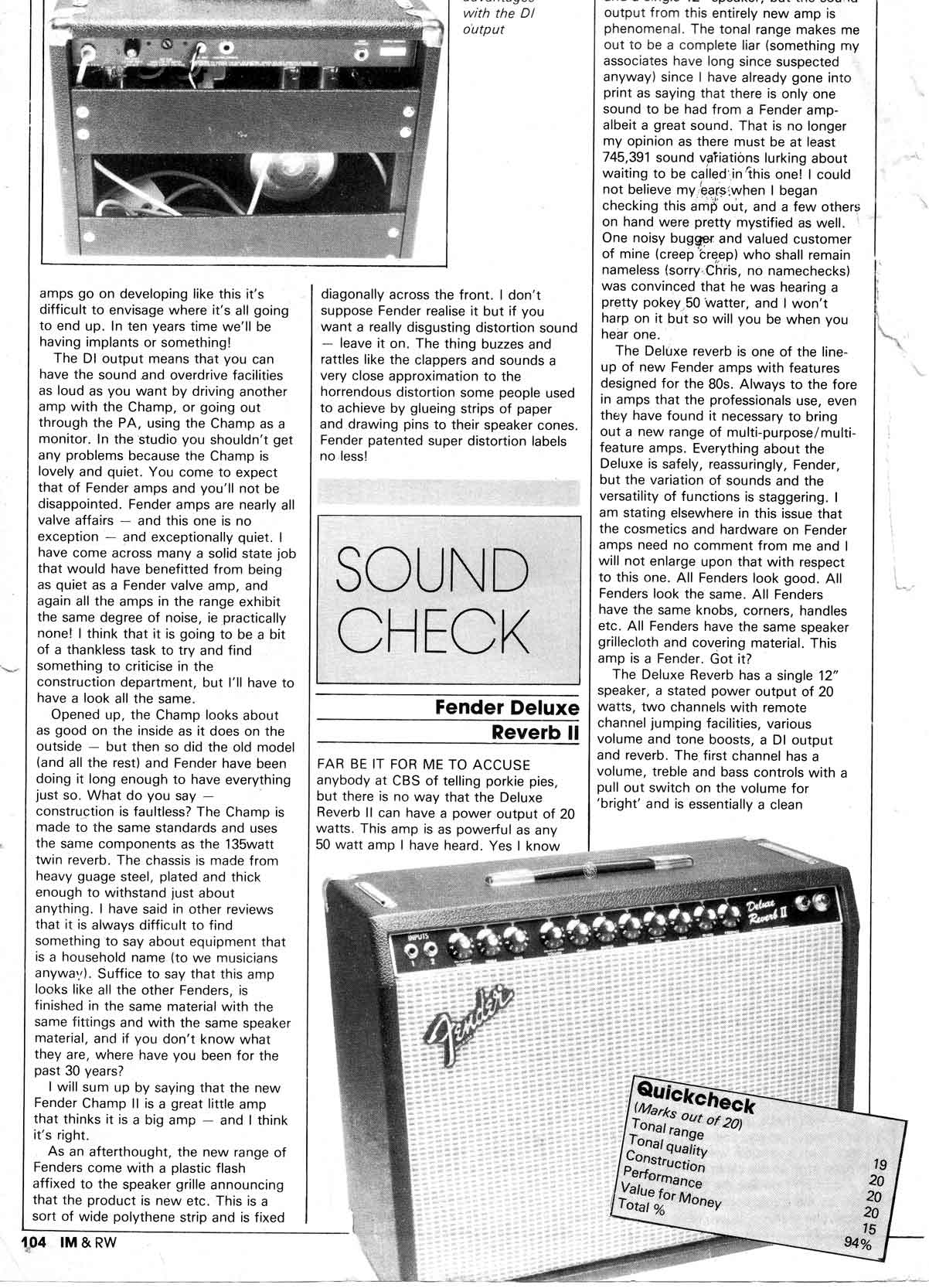 Fender Amp Can Manual